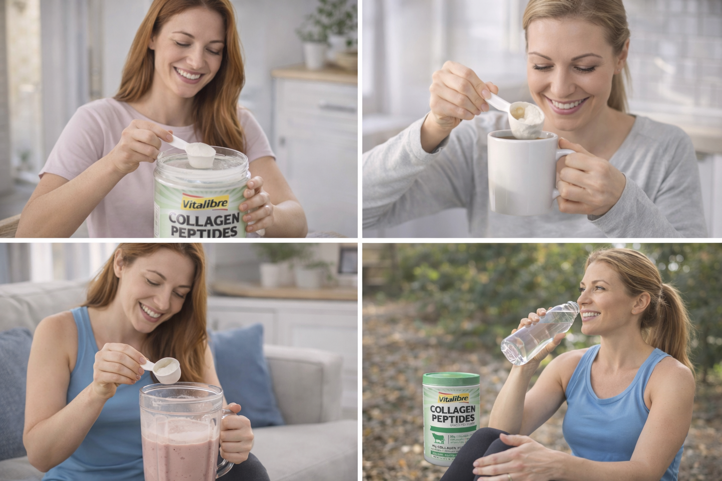 Grass-Fed Bovine Collagen Peptides Powder – Types I & III – Unflavored – 20g Collagen per Serving – Clean, Pure & Highly Bioavailable