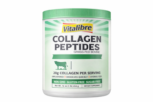 Grass-Fed Bovine Collagen Peptides Powder – Types I & III – Unflavored – 20g Collagen per Serving – Clean, Pure & Highly Bioavailable