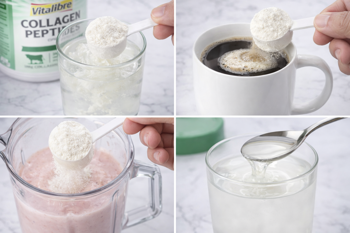 Grass-Fed Bovine Collagen Peptides Powder – Types I & III – Unflavored – 20g Collagen per Serving – Clean, Pure & Highly Bioavailable